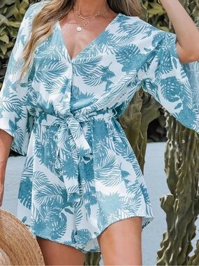 M - CUPSHE Women's Summer Romper One Piece Jumpsuit